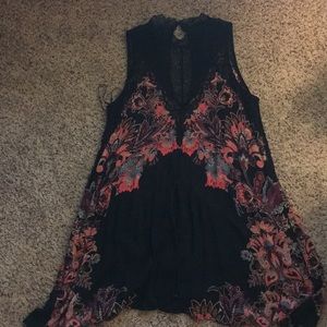 Black High Neck Free People Dress